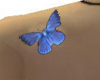 blue butterfly tatt +
