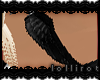 *L� Black Wing Earrings