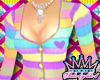 SugaryStriped Cardigan