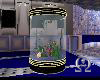 Round Fishtank Blk/Gold