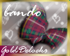 G- Plaid Bando/Bow