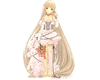 Chii in pink dress