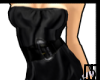 (M) Black top w belt *