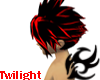 Black and Red Cloud Hair