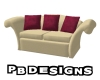 PB CranberrySofa w/poses