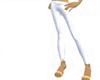 white jeans