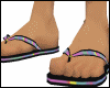 FlipFlops ~ Pastel R.bow