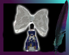 Blue Peacock Kanji bow