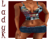 302 plaid skirt set
