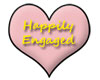 Pink Engaged Heart