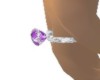 HLS-Amethyst/Dmd ring(L)
