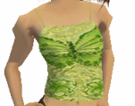 Green Butterfly Top