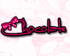 Chocolate nametag