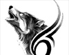 � Tribal Wolf Tattoo