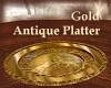 Gold Antique Platter