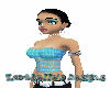Hot Mermaid Blue Top