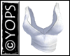 YOPS Sleeveless T White