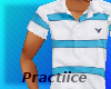 [P] Blu/Wht polo