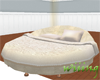 Round bed-pink lace