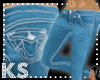 {K} Light Denim Hippy