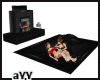 12PoseFireplace Rug SetB