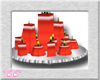 *CC* Neon Red Candles