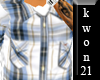 [K21]PLAIDz Button Up