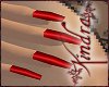*Kindras Long Red Nails
