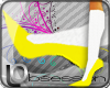 xSockedPumps Yellow