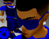 [LF] Blue Netted Glasses