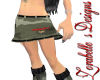 Army Insignia Camo Skirt