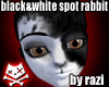 Product Image for Black&White Rabbit Tail