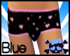 .:B Pink Heart Shorts:.