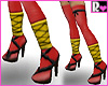 Sexy Red Ninja Heels and Stockings2