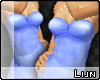 !L Blue Tight Dress