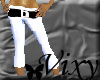 *V* White Capris