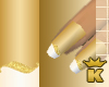 {K} Golden Nails