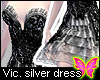 Victoriana Silver Dress
