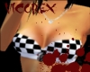 Checkered mini top
