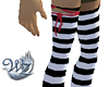 B&W Ribbon Stockings