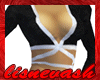 (L) Ninja White Belt Blk