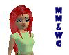 *MM* Light Red Long Hair