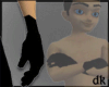 Pure Black Full Gloves