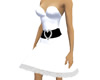White with black belt