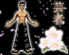 Kanji Male kimono skirt