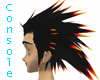 Fire Tipped Black Hair