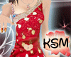 *KSM Red Sari
