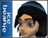 Ice Beanie and Black Hair