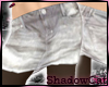 White Denim Skirt W/Lgns