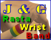 Rasta Wrist Band